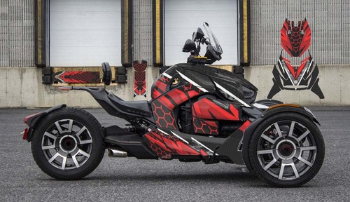 Can ryker royal purple wrap - can-am,