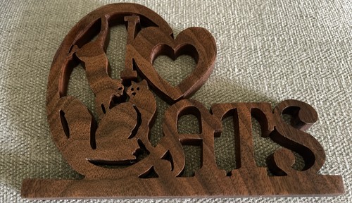 Solid walnut wood hand - solid,