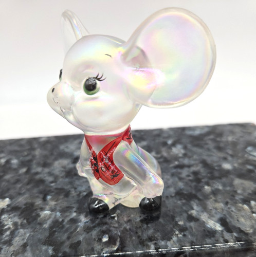Vtg fenton white opal satin - vtg,