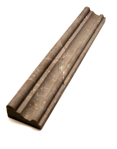 2x12 smoky brown marble - brown,