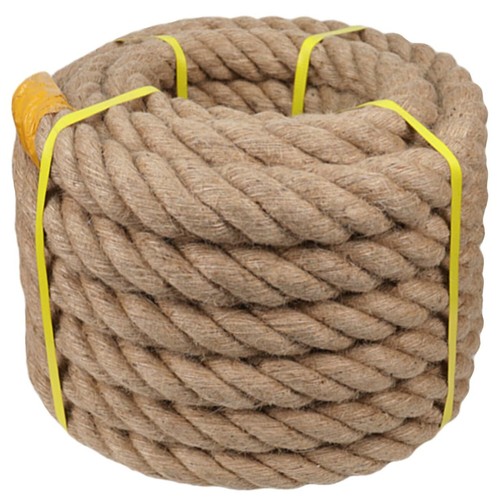 Twisted manila rope - twisted, natural