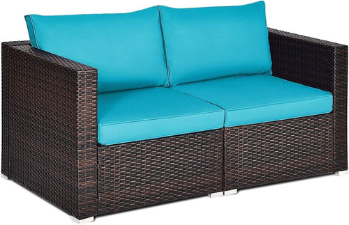 2pcs rattan corner - 2pcs, sofa