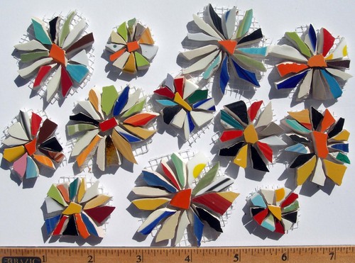 Mixed size color abstract - 12,