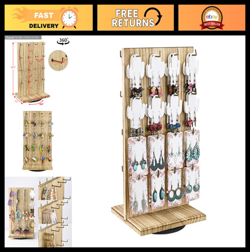 Wooden rotating two - wooden, two-sided