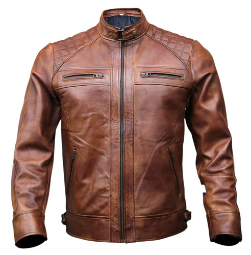 Café racer mens - racer, lambskin