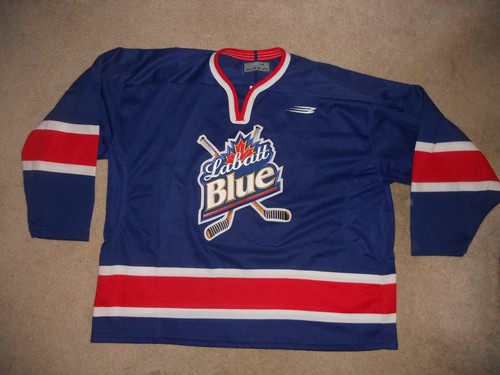 New labatt blue beer hockey - blue,