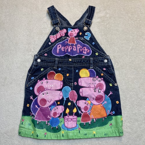 Peppa pig painted overalls - painted,