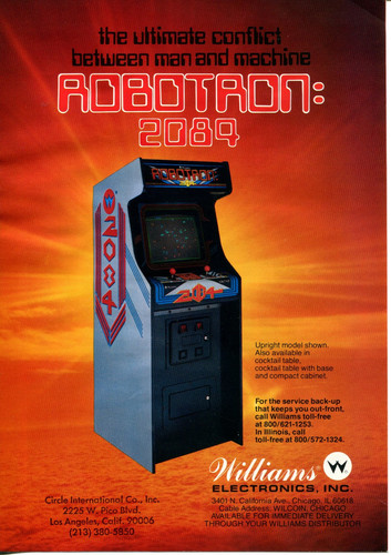Robotron 2084 foldout williams - robotron,