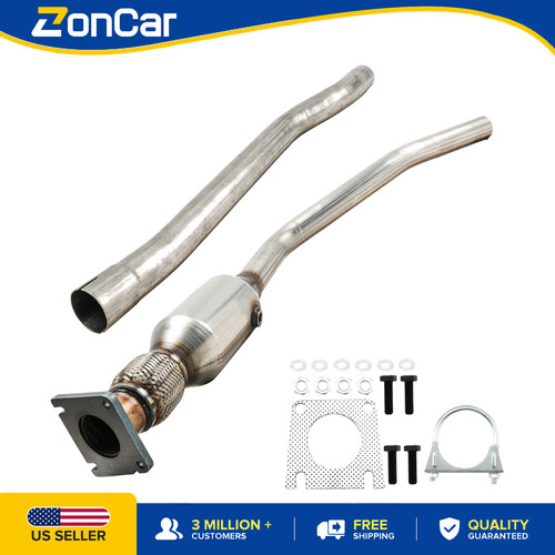 Front catalytic converter - front,