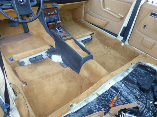 Mercedes benz carpet set - carpet,