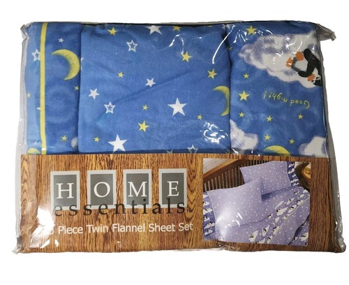 Nwt penguin twin flannel - penguin,