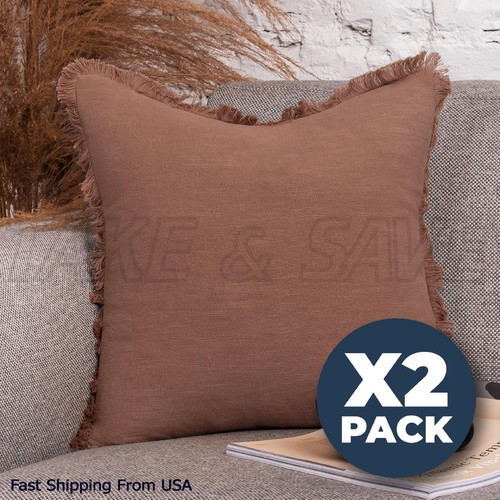 Linen throw pillow covers - linen,