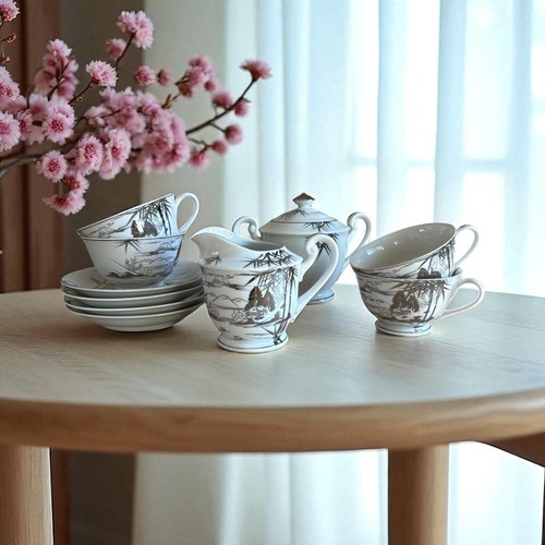 Vintage kutani japan tea set - tea,