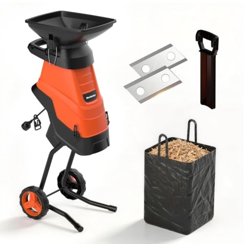 Amp electric wood chipper - 15-amp,