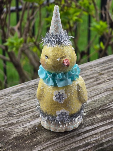 Easter chick with party hat - party,