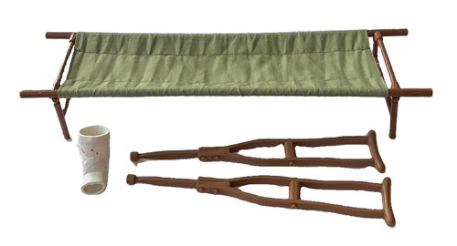Vintage medical stretcher 2 - vintage, stretcher,