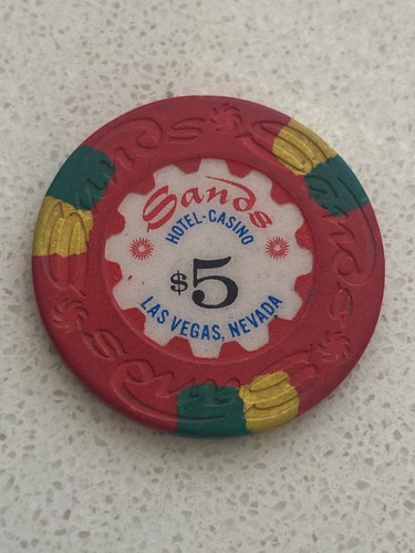 Sands hotel casino - $5.00,