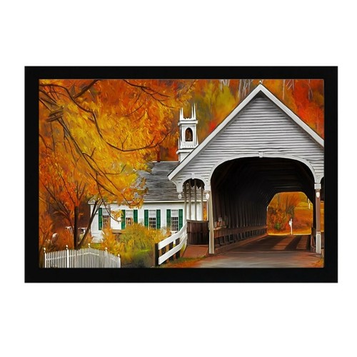 White country church with - white,