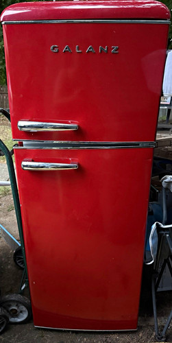 Galanz retro red - red, cu