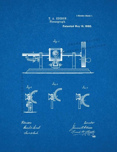 Thomas edison phonograph - thomas,