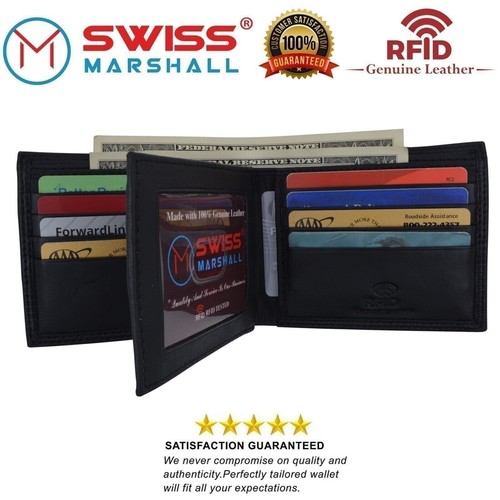 Rfid blocking mens genuine - rfid,