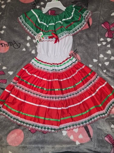 Girls mexican folklorico - folklorico, dress