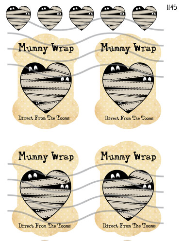 Mummy wrap collage sheet - mummy,