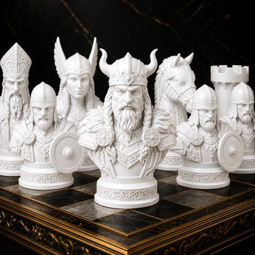 Viking chess set - viking, (6