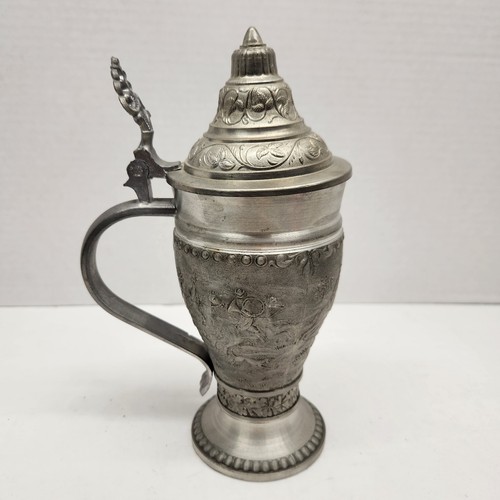 Vintage german pewter beer - vintage,
