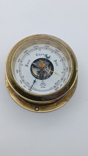 Nautical wall ship - nautical, barometer