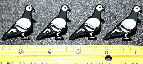 Enamel pigeon pins - pigeon, ⭐