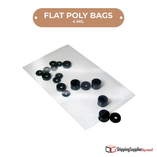 Heavy duty 4 mil flat - 2-10",