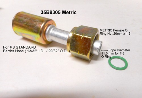 Metric beadlock fitting - metric,