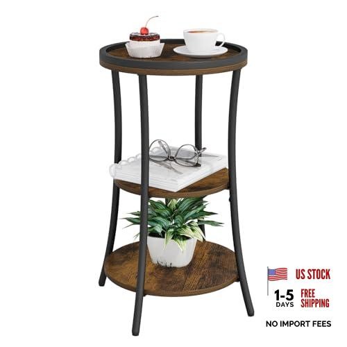 Retro tier wood end - 3-tier,
