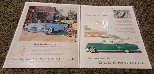 1957 and 1953 oldsmobile - and,