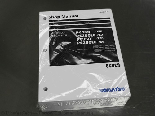 Komatsu pc300 7e0 - komatsu, pc300-7e0