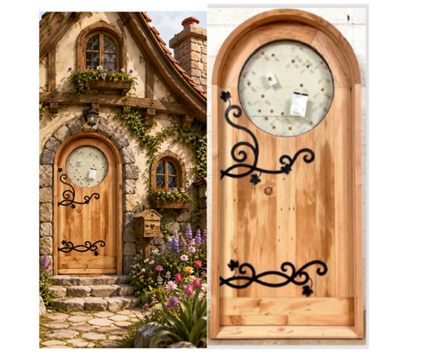 Rustic reclaimed lumber - , arch