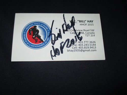 Chicago blackhawks bill hay - chicago,