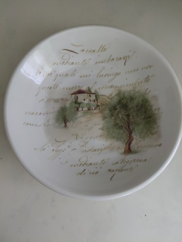 Pasta bowl tuscan landscape - pasta,