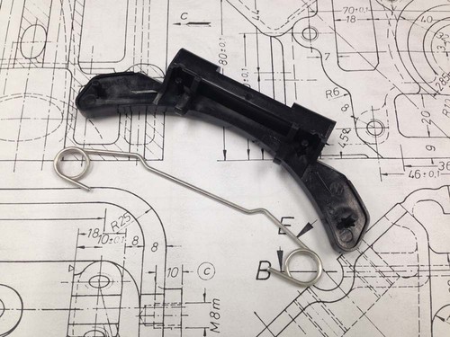 Gas tank door - gas, hinge