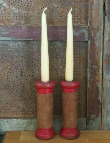 Primitive old red - red, wood