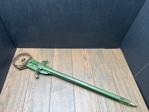 Antique green rogers hay - green, bale