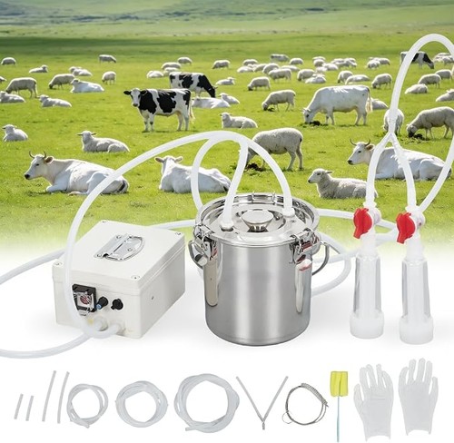 Electric goat milking - milking, machine