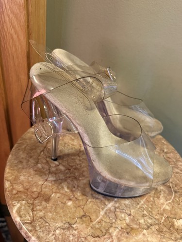 Size clear pleaser - clear, 6”