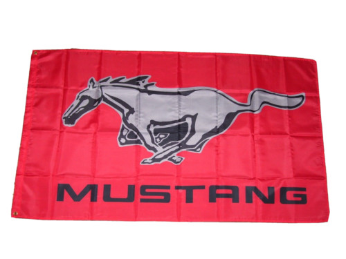 Ford mustang flag banner - 3'x5',