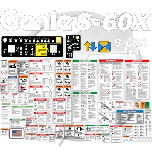 Fits genie 60x decal - s-60x,