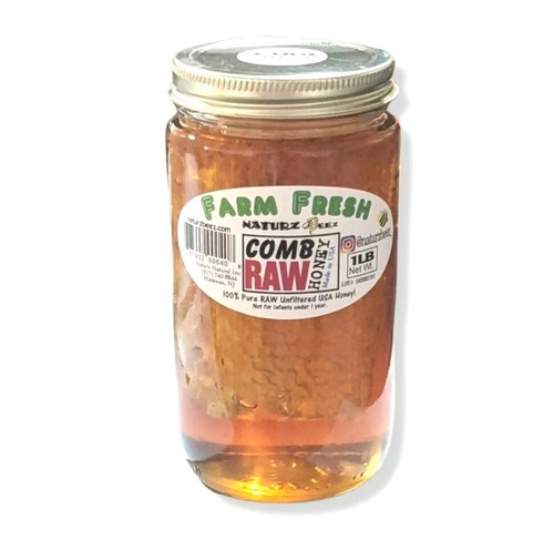 Raw honey comb - 1lb, 100%