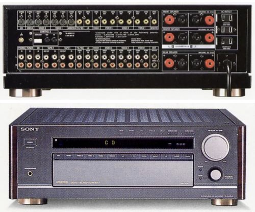 Vtg 1993 sony av670 - sony, es