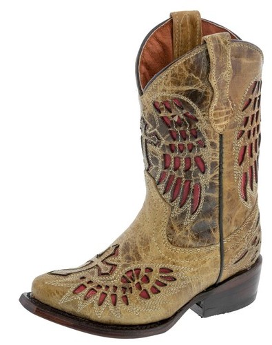 Kids cowboy boots sand cross - cowboy,