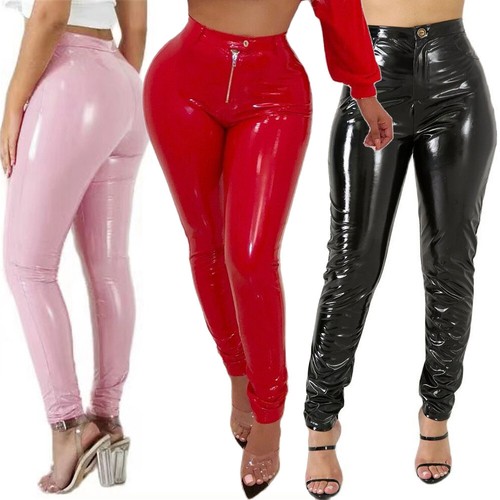 Womens pvc wet look latex - womens,